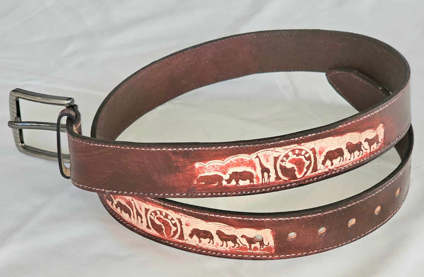 Cinturón de cuero Safari Edge