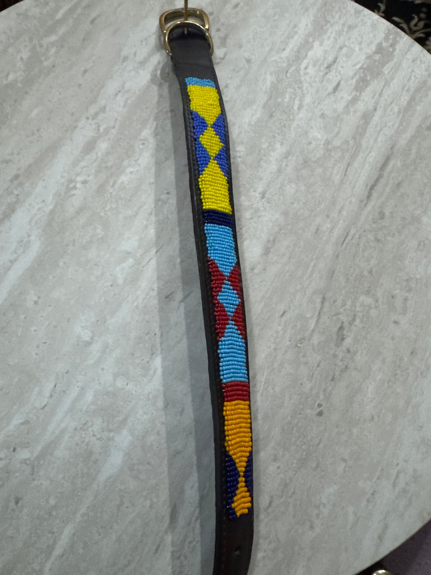 Collar para perro con cuentas de 16"