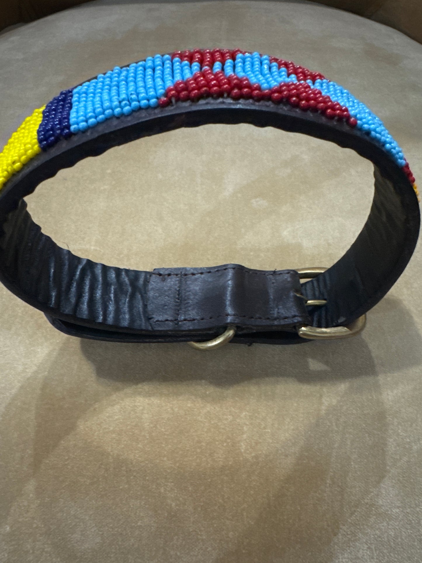 Collar para perro con cuentas de 16"