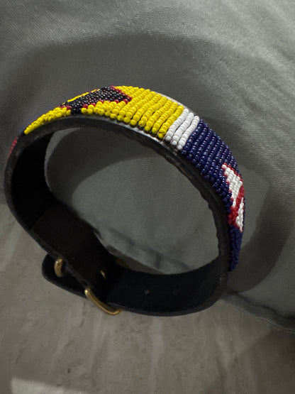 Collar para perro con cuentas de 16"